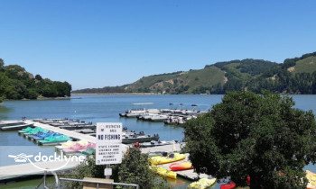 San Pablo Reservoir boat rental operation on El Sobrante, CA 1