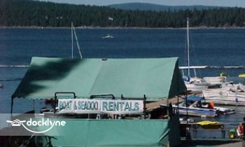 Majors Outpost @ Plumas Pines Resort boat rental operation on Canyondam, CA 2