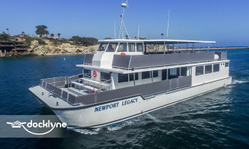 Newport Legacy Cruises boat rental operation on Newport Beach, CA 2