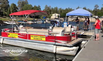 Holloway's Marina & RV Park boat rental operation on Big Bear Lake, CA 2