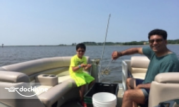 OBX Pontoon Man boat rental operation on  Manteo, , NC 6