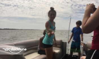 OBX Pontoon Man boat rental operation on  Manteo, , NC 4