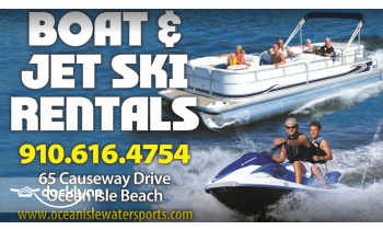 Ocean Isle Beach Boat & Jet Ski Rentals boat rental operation on Ocean Isle Beach, NC 3