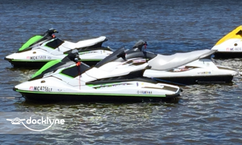 Charlies Wave Runners boat rental operation on Waves, NC 3