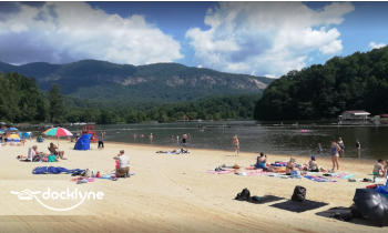 Lake Lure Beach and Water Park boat rental operation on Lake Lure, NC 6