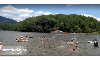 Lake Lure Beach and Water Park boat rental operation on Lake Lure, NC 1