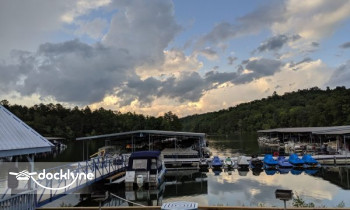 Boundary Waters Resort and Marina boat rental operation on Hiawassee, GA 1