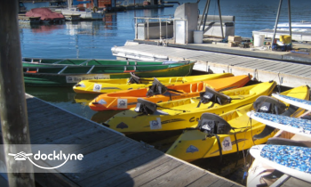 Big Bear Marina boat rental operation on Big Bear Lake, CA 2