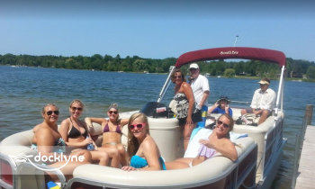 Northaire Resort boat rental operation on Bellaire, MI 7