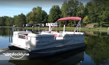 Portside Pontoon Rentals LLC boat rental operation on Sand Point, MI 4
