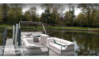 Portside Pontoon Rentals LLC boat rental operation on Sand Point, MI 1