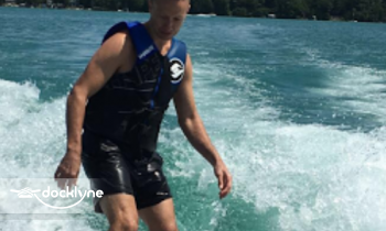 Lake to Lake Rentals boat rental operation on Petoskey, MI 2