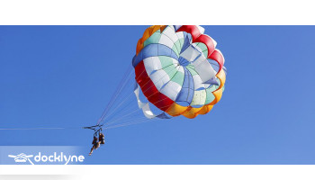 Blue Sky Parasailing and Watersports boat rental operation on  Gulf Shores, AL 5