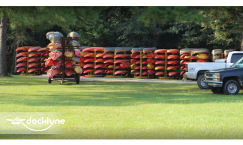 Okatoma canoe Rental boat rental operation on Seminaryx, MS 1