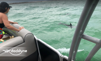 Premier Pontoon Cruises Captain Austin boat rental operation on   Destin, FL 32541, FL 2