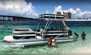 Premier Pontoon Cruises Captain Austin boat rental operation on   Destin, FL 32541, FL 3