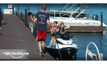 Swan Valley Marina boat rental operation on East Jordan, MI 4