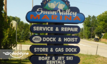 Swan Valley Marina boat rental operation on East Jordan, MI 1