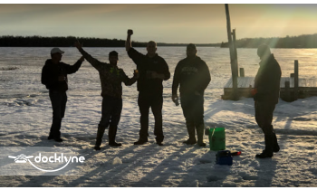 Papin's Resort boat rental operation on Drummond, MI 1