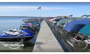 B & B Sports Center & Marina boat rental operation on Roscommon, MI 1