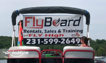 Vacation Water Sports boat rental operation on Bellaire, MI 4