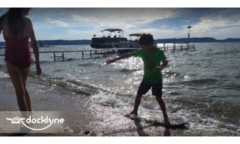 Pontoon Rentals-Dockside Torch Lake boat rental operation on Bellaire, MI 5