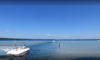 South Higgins Lake State Park Store boat rental operation on Roscommon, MI 1