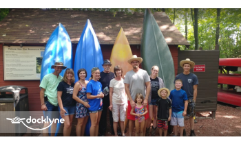 Chippewa River Outfitters boat rental operation on Mt Pleasant, MI 2