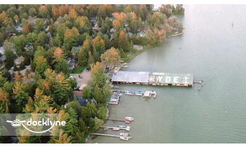 Canoe Hut At Ryde Marine boat rental operation on Alanson, MI 4