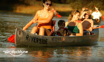 Riverside Canoe Trips boat rental operation on Honor, MI 1