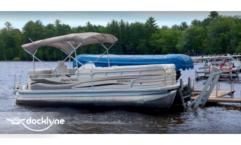 Douglas Lake Pontoon Rentals, LLC boat rental operation on Pellston, MI 3