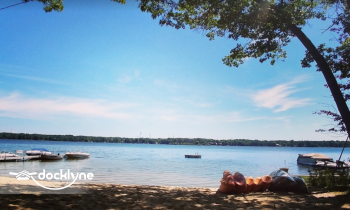 Ferwerda's Bass Lake Resort boat rental operation on Pentwater, MI 1