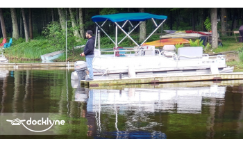 Ferwerda's Bass Lake Resort boat rental operation on Pentwater, MI 3