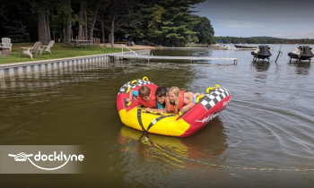 Ferwerda's Bass Lake Resort boat rental operation on Pentwater, MI 4