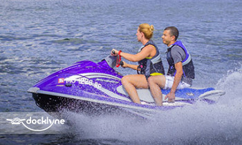 M & M Watercraft Rentals boat rental operation on Sunrise Beach, MO 1