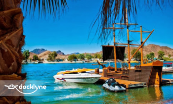 Pirate's Den Resort boat rental operation on Parker, AZ 1