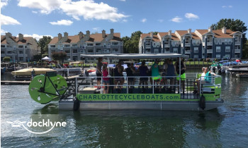 Charlotte Cycleboats boat rental operation on Davidson, NC 4