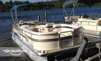 Bellaire Pontoon Rental - Torch Lake boat rental operation on Bellaire, MI 1