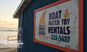 Boat Okoboji Rentals boat rental operation on Arnolds Park, IA 2