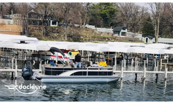 Oak Hill Marina boat rental operation on Arnolds Park, IA 1