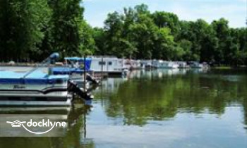 Rock Creek Marina and Campground boat rental operation on Camanche, IA 1
