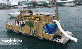 Island Party Boat boat rental operation on Chicago, IL 2