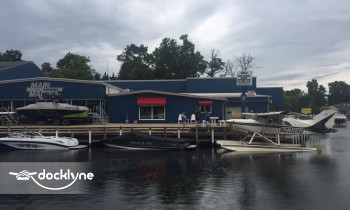 Main Channel Marina boat rental operation on Syracuse, IN 1