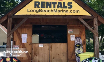 Long Beach Marina boat rental operation on Sebago, ME 1