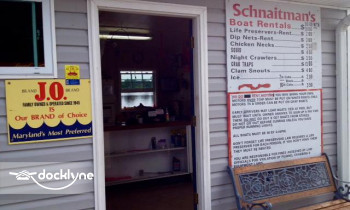 Schnaitman's Boat Rentals boat rental operation on Wye Mills, MD 3