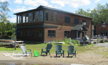 Great Pond Marina boat rental operation on Belgrade, ME 2