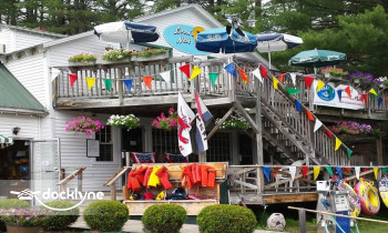 Kezar Lake Marina boat rental operation on Lovell, ME 1