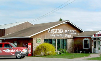 Arcadia Marine boat rental operation on Arcadia, MI 1