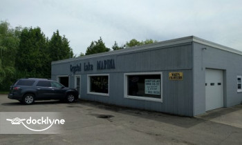 Crystal Lake Marina boat rental operation on Beulah, MI 1