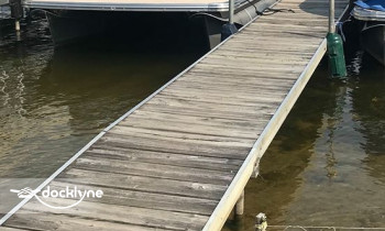 Lake Ponemah Marina boat rental operation on Fenton, MI 1